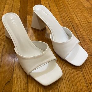 Cider summer high heel sandals size 8